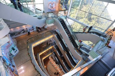 26 Kasım 2020 Victoria Pea 'nin tepesindeki 360 numaralı binanın içini görüyor.