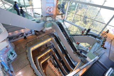 26 Kasım 2020 Victoria Pea 'nin tepesindeki 360 numaralı binanın içini görüyor.