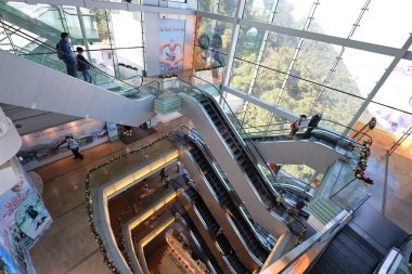 26 Kasım 2020 Victoria Pea 'nin tepesindeki 360 numaralı binanın içini görüyor.