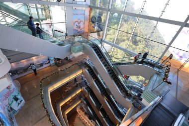 26 Kasım 2020 Victoria Pea 'nin tepesindeki 360 numaralı binanın içini görüyor.