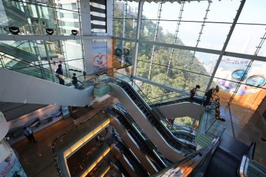 26 Kasım 2020 Victoria Pea 'nin tepesindeki 360 numaralı binanın içini görüyor.