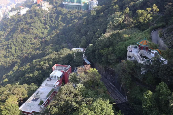 Nov 2020 Pavilhão Leão Pico Victoria Peak Hong Kong — Fotografia de Stock