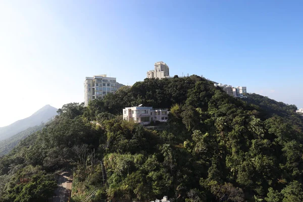 Nov 2020 Casa Lujo Pico Del Hong Kong Arquitectónico Prestigio — Foto de Stock