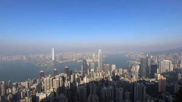 Nov 2020 Hong Kong Skyline Victoria Peak Hong Kong Chiny — Zdjęcie stockowe