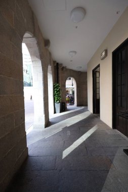 Tai Kwun Hollywood Yolu 'nun koridoru 27 Kasım 2020