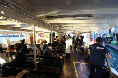 27 Kasım 2020. Hong Kong Star feribotunun içi..