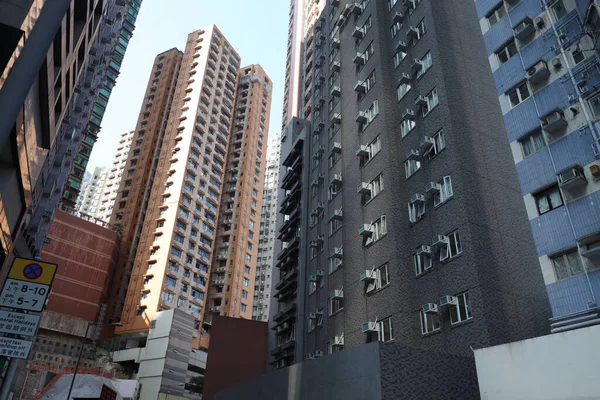 Nov 2020 Uma Área Residencial Nível Médio Hong Kong — Fotografia de Stock