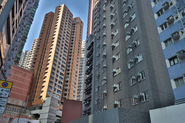 Nov 2020 Una Zona Residenziale Medio Livello Hong Kong — Foto Stock