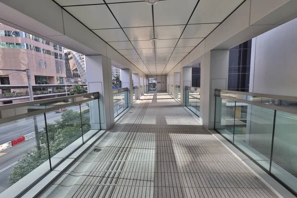 Nov 2020 Moderno Sobrevuelo Hong Kong Punto Referencia Carril — Foto de Stock