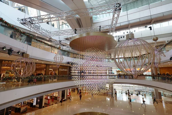 Nov 2020 Decoración Navideña Centro Comercial Hong Kong — Foto de Stock