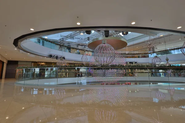Ноя 2020 Рождественское Украшение Торговом Центре Хонг — стоковое фото