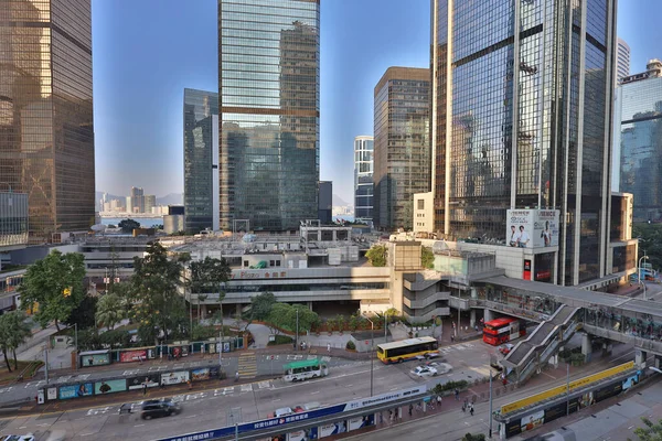 Nov 2020 Amiralitetsdistriktet Hongkong Stad Och Trafik — Stockfoto