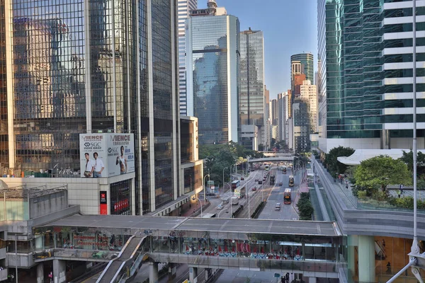 Nov 2020 Admiraliteitsdistrict Stad Hongkong Verkeer — Stockfoto
