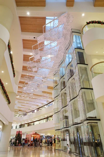 Nov 2020 Karácsonyi Dekoráció Bevásárlóközpontban Tengerészet — Stock Fotó