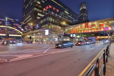 27 Kasım 2020 Noel Işıkları, Tsim Sha Tsui Doğu, hk