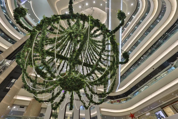 2020年12月1日香港时代广场商场圣诞装饰 — 图库照片