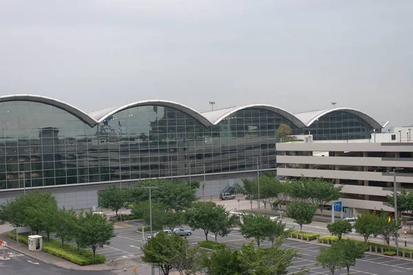 Março 2006 Aeroporto Internacional Hong Kong Dia Nuvem — Fotografia de Stock