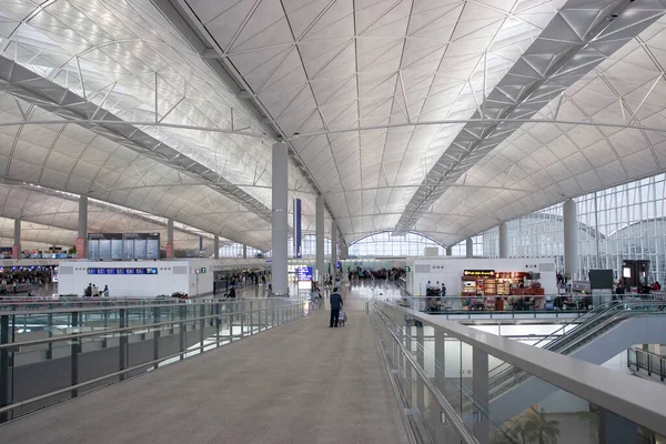 Mars 2006 Hongkongs Internationella Flygplats Interiör Terminal — Stockfoto