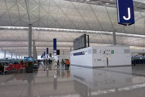 Maart 2006 Hong Kong International Airport Interieur Terminal — Stockfoto