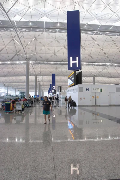 Maart 2006 Hong Kong International Airport Interieur Terminal — Stockfoto