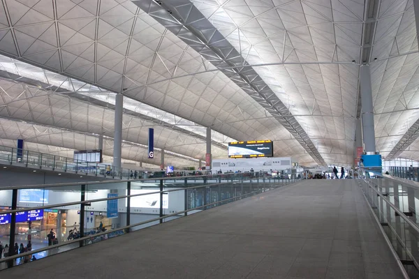 Marzec 2006 Hong Kong International Airport Interior Terminal — Zdjęcie stockowe