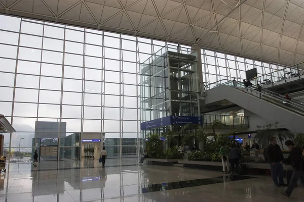 Marzo 2006 Vista Interna Aeroporto Internazionale Hong Kong — Foto Stock