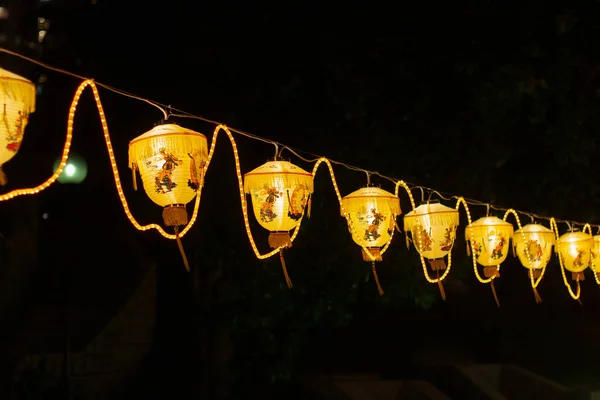 September 2006 Traditionelle Chinesische Laternen Erleuchten Das Mittherbstfest Feiern — Stockfoto