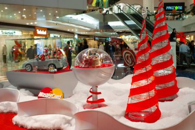 9 Aralık 2006 Festival Yürüyüş Noel Ağacı Dekorasyonu Hong Kong 'da.