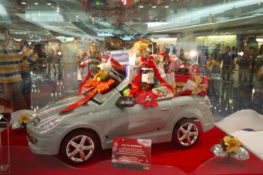 9 Aralık 2006 Festival Yürüyüş Noel Ağacı Dekorasyonu Hong Kong 'da.