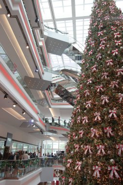 9 Aralık 2006 Festival Yürüyüş Noel Ağacı Dekorasyonu Hong Kong 'da.