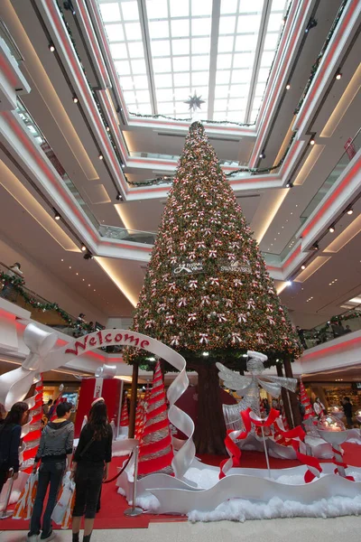 Δεκ 2006 Φεστιβάλ Περπατήστε Χριστουγεννιάτικο Δέντρο Διακόσμηση Στο Χονγκ Κονγκ — Φωτογραφία Αρχείου