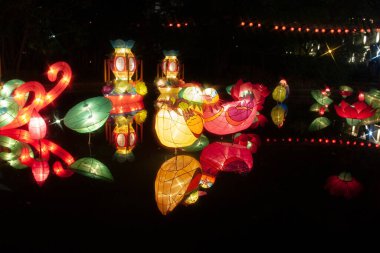 Chinese lantern for Chinese new year in Hong Kong city 11 Feb 2006