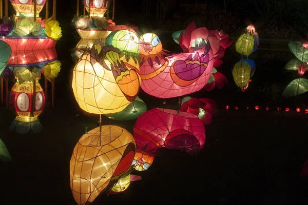 Chinese Lantern Chinese New Year Hong Kong City Feb 2006 — Zdjęcie stockowe