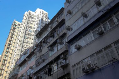 18 Dec 2020 Residential area in old apartment  at Sai Ying Pun, hk
