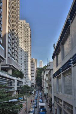 18 Dec 2020 a street view in Second Street,  Hong Kong 