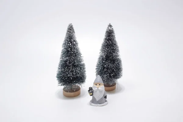 Christmas Decoration Santa Christmas Tree — Stockfoto