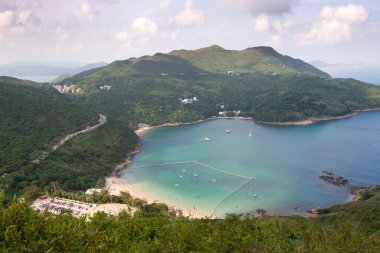 Beautiful sandy beach in Hong Kong Clear Water