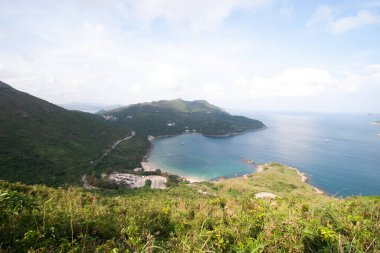 Beautiful sandy beach in Hong Kong Clear Water