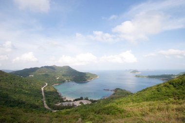 Beautiful sandy beach in Hong Kong Clear Water