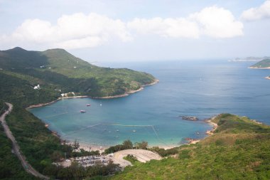 Beautiful sandy beach in Hong Kong Clear Water