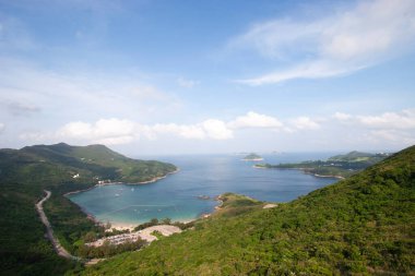 Beautiful sandy beach in Hong Kong Clear Water