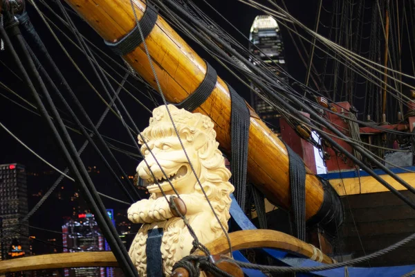 Gotheborg Nazwa Repliki Żaglowca Który Zatonął 1745 Pod Göteborgiem Gru — Zdjęcie stockowe