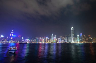 2 Aralık 2006 Geceleyin Hong Kong Victoria Limanı