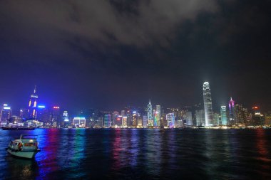 2 Aralık 2006 Geceleyin Hong Kong Victoria Limanı