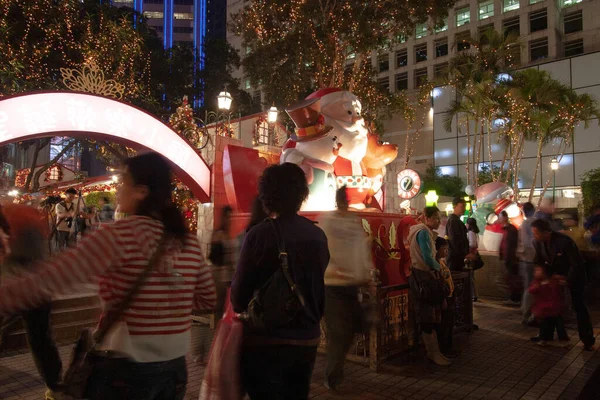 Декабря 2006 Года Гонконгский Фестиваль Площади Статуи — стоковое фото