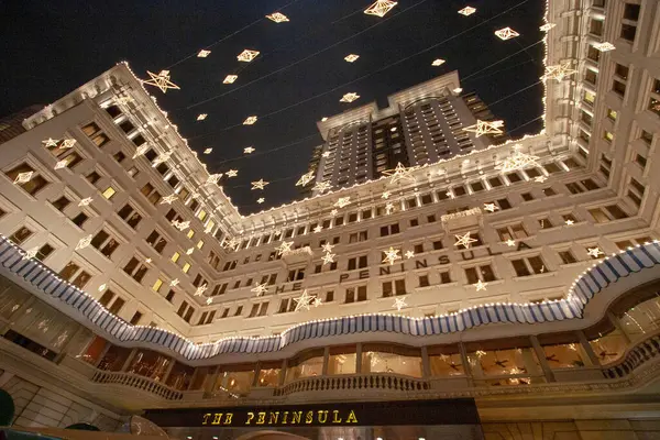 นวาคม 2006 ซานตาคลอสตกแต งแสงคร มาสท โรงแรมเพนน — ภาพถ่ายสต็อก