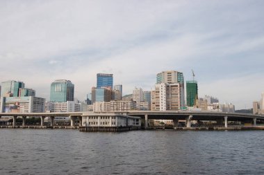 17 Haziran 2006 Kwun Tong, Hong Kong sahil şeridi.