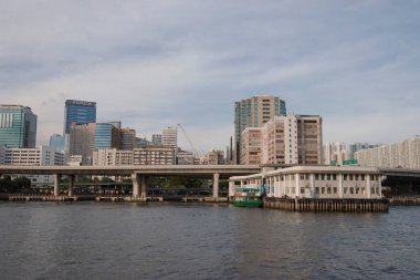 17 Haziran 2006 Kwun Tong, Hong Kong sahil şeridi.