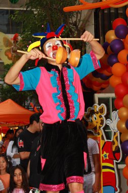 13 Ekim 2007, Hong Kong şehir merkezinin parti bölgesi..