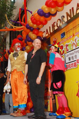 13 Ekim 2007, Hong Kong şehir merkezinin parti bölgesi..
